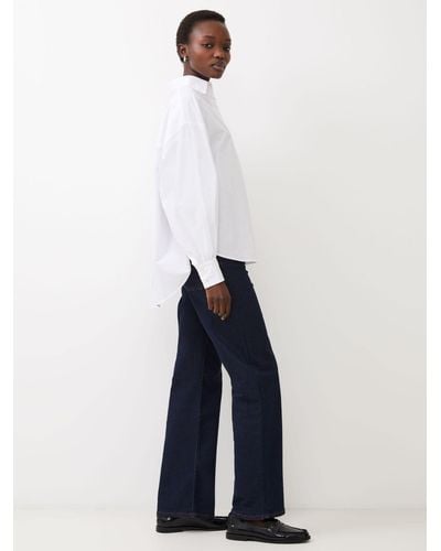 French Connection Agnes Lyocell Blend Shirt - Blue