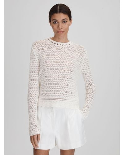 Crochet Long Sleeve Tops