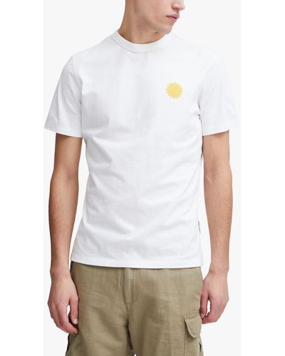 Casual Friday Thor Short Sleeve Sun Print T-shirt - White