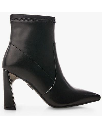Moda In Pelle Lemmie Block Heel Ankle Boots - Black