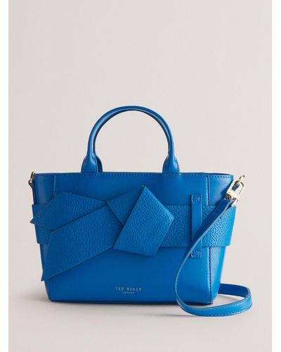Ted Baker Jimisie Mini Knot Bow Top Handle Bag - Blue