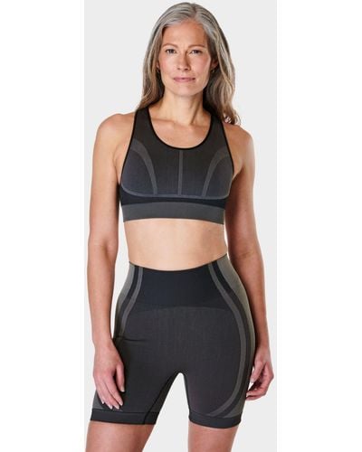 Sweaty Betty Silhouette Sculpt Seamless Sports Bra - Black