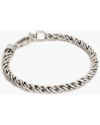 AllSaints Sturdy Rope Chain Link Bracelet - Metallic
