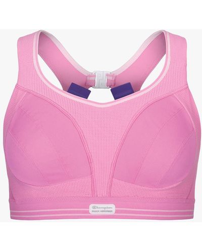 Shock Absorber Ultimate Run Non-wired Sports Bra - Pink