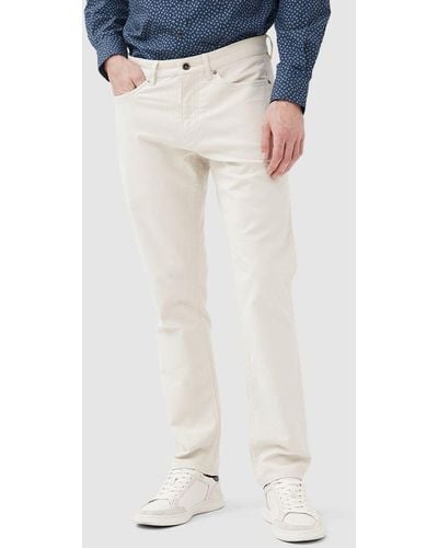 Rodd & Gunn Motion 2 Straight Fit Long Leg Length Jeans - White