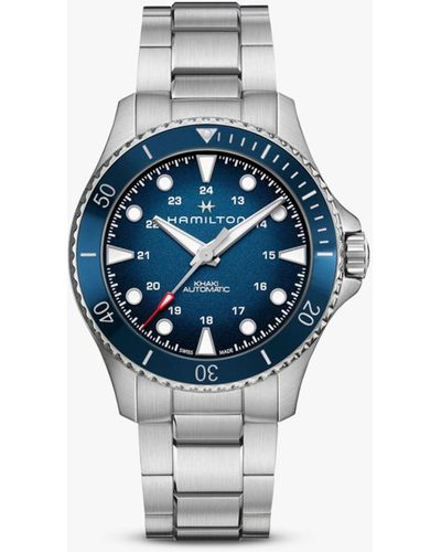 Hamilton H82505140 Khaki Automatic Bracelet Strap Watch - Blue