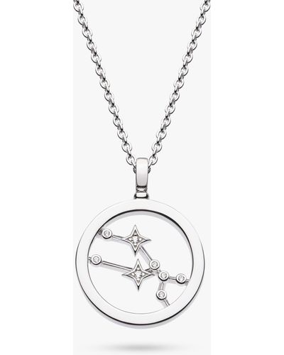 Kit Heath Taurus Constellation Pendant Necklace - White