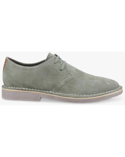 Hush Puppies Classic Scout Lace Up Shoes - Grey