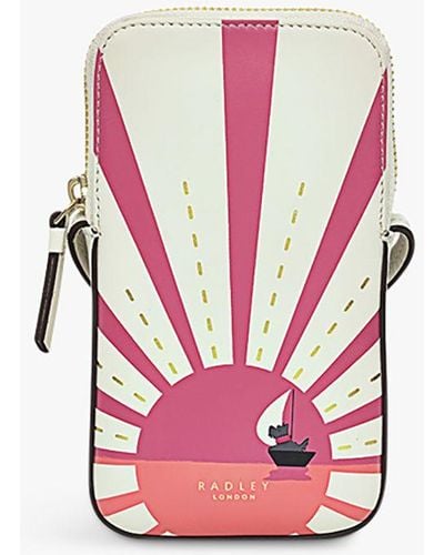 Radley Sailing Into The Sunset Medium Cross Body Bag - Pink