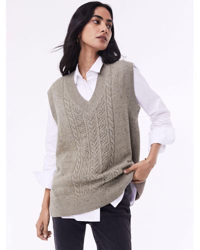 Baukjen Ellen Knitted Vest - Grey