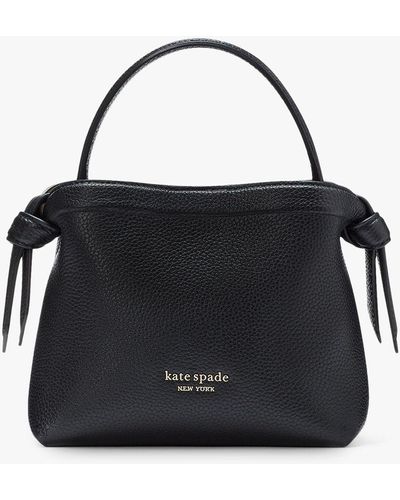 Kate Spade Knott Leather Mini Tote Bag - Black