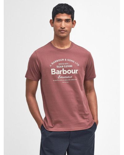 Barbour Brairton Graphic T-shirt - Red