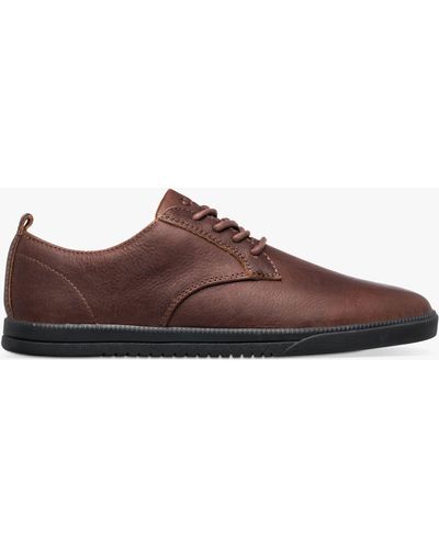 CLAE Ellington Leather Derby Shoes - Brown