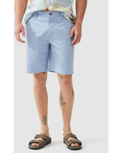 Rodd & Gunn Sacred Hill Cotton Straight Fit Bermuda Shorts - Blue