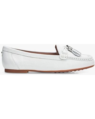 Moda In Pelle Famina Leather Loafers - White