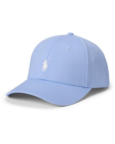 Ralph Lauren Classic Twill Logo Hat - Blue