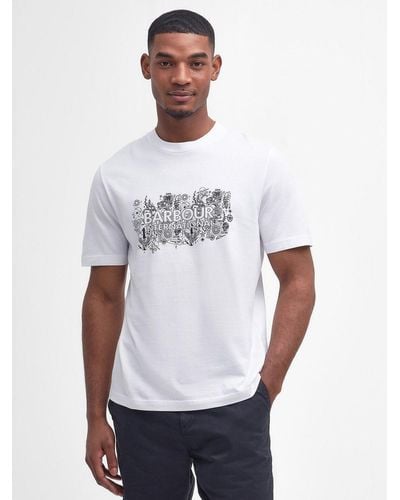 Barbour International Ridley Graphic T-shirt - White