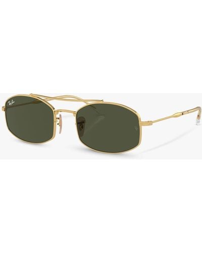 Ray-Ban Rb3719 Oval Sunglasses - Green