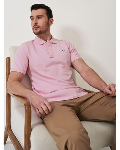 Crew Classic Pique Polo Shirt - Pink