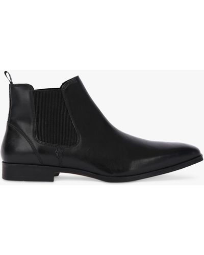 KG by Kurt Geiger Pax Leather Ankle Boots - Black
