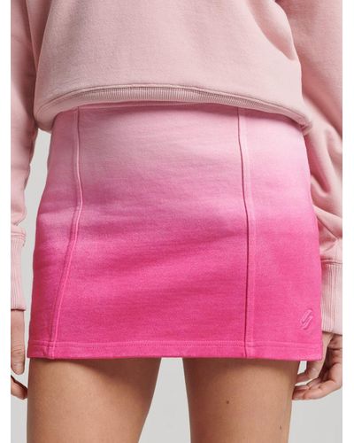 Superdry Essential Dip Dye Skirt - Pink