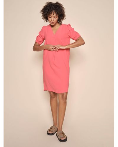Mos Mosh Maeve Leia Short Sleeve Dress - Pink
