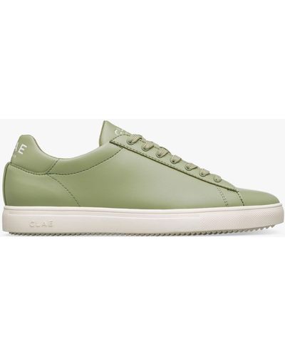CLAE Bradley Cactus Lace Up Trainers - Green