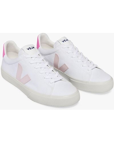 Veja Campo Canvas Trainers - White