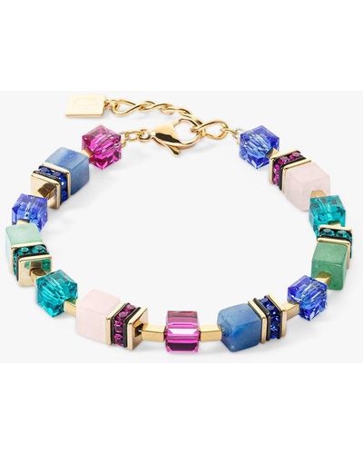 COEUR DE LION Cube Bead Bracelet - Multicolour
