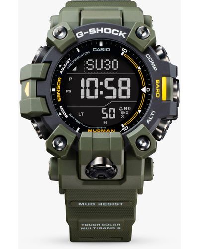 G-Shock G-shock Mudman Solar Resin Strap Watch - Green