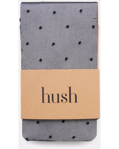 Hush Polka Dot Tights - Grey