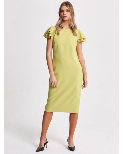 Helen Mcalinden Penny Shift Dress - Yellow