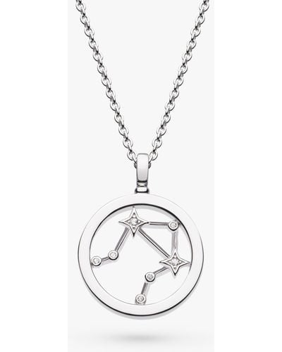 Kit Heath Libra Constellation Pendant Necklace - White