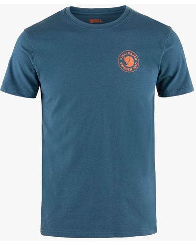 Fjallraven Logo T-shirt - Blue