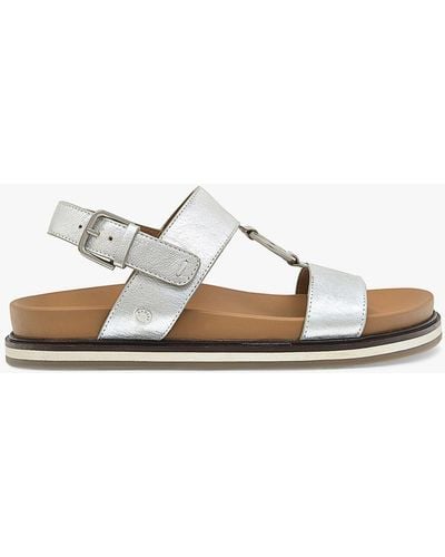 Radley Bury Walk 2.0 Leather Luxe Footbed Sandals - White