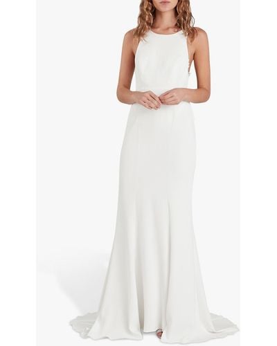 Whistles Lina Lace Wedding Maxi Dress - White