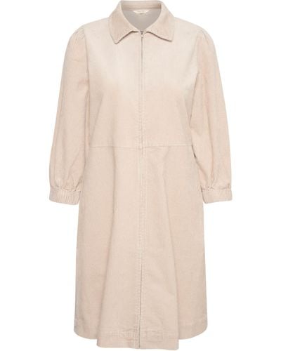 Part Two Eyvors Relaxed Fit Corduroy Dress - White