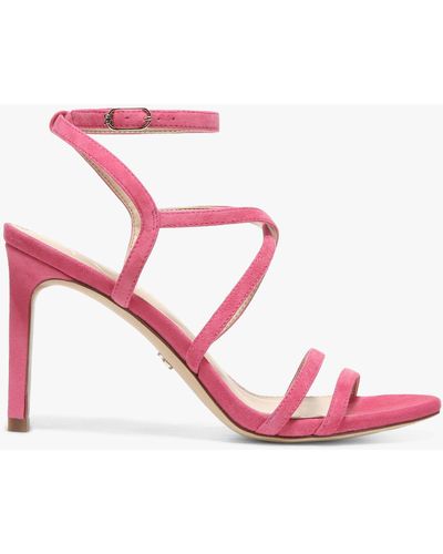 Sam Edelman Delanie Strappy Heeled Sandals - Pink