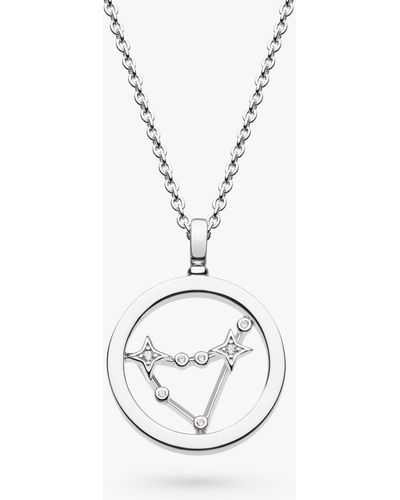 Kit Heath Capricorn Constellation Pendant Necklace - White