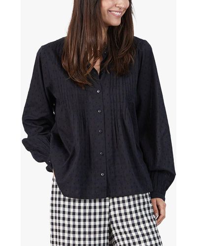 Lolly's Laundry Balu Spot Texture Shirt - Black