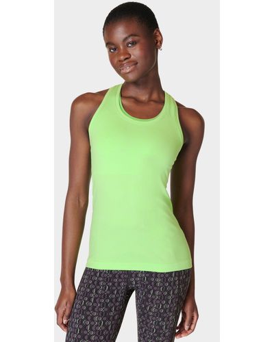 Sweaty Betty Athlete Seamless Workout Tank Top - Green