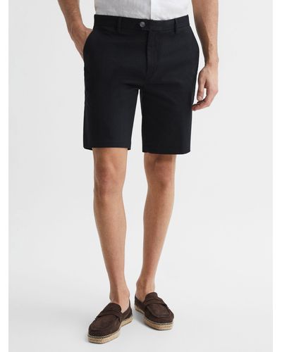 Reiss Wicket Casual Chino Shorts - Black