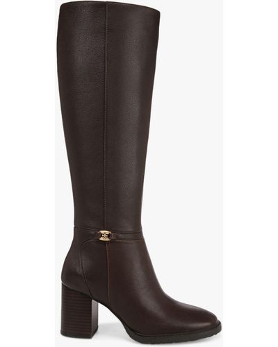 Sam Edelman Elsy Leather Knee High Boots - Brown