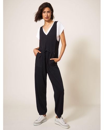 White Stuff Lainey Jersey Jumpsuit - Blue