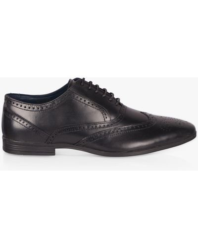 Silver Street London Delamere Leather Brogues - Black
