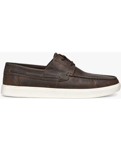 Geox Avola Leather Loafers - Brown