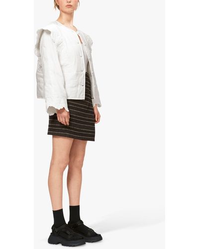 Nué Notes Earl Cotton Quilted Jacket - White