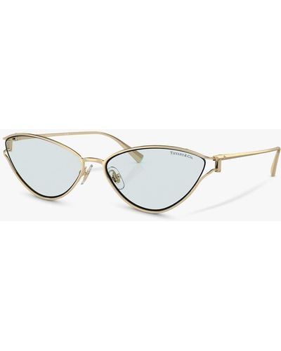 Tiffany & Co. Tf3095 Cat's Eye Sunglasses - Metallic