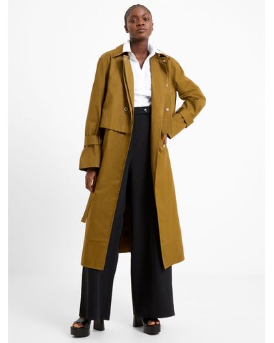 French Connection Fayette Plain Trench Coat - Multicolour