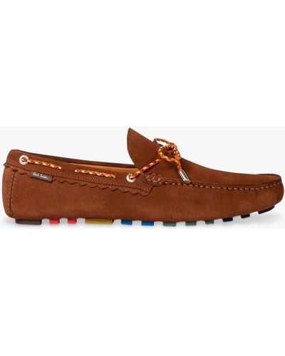 Paul Smith Springfield Suede Loafers - Brown